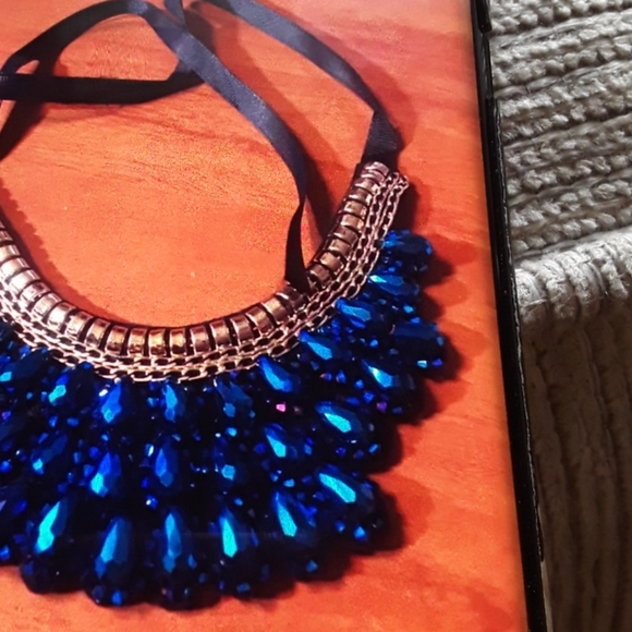 Women Black Velvet Choker Necklace Handmade Retro - Picture 2 of 4